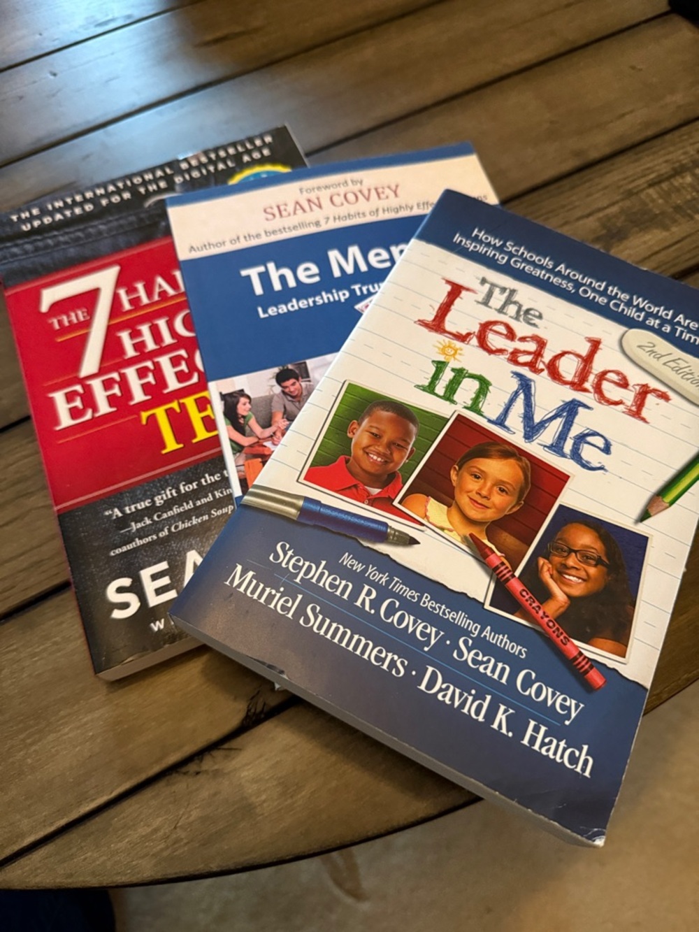 Sean Covey Set of 3 Leadership & Self-Help Books